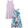imageAmazon Essentials Girls and Toddlers Knit Sleeveless Tank Play Dress Pack of 2PurpleTropical