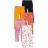 Black/Mustard Yellow/Pink Stripe/Skiing Foxes/White Floral