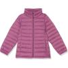 imageAmazon Essentials Girls and Toddlers Lightweight WaterResistant Hooded Packable Mock Puffer JacketDusty Purple