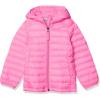 imageAmazon Essentials Girls and Toddlers Lightweight WaterResistant Packable Hooded Puffer JacketNeon Pink