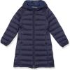 imageAmazon Essentials Girls and Toddlers Long Lightweight Hooded Puffer JacketDark Navy