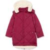 Ecru Raspberry Red Shearling