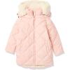 imageAmazon Essentials Girls and Toddlers Long Quilted Cocoon Puffer CoatLight Pink