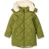 imageAmazon Essentials Girls and Toddlers Long Quilted Cocoon Puffer CoatOlive