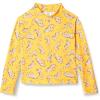 imageAmazon Essentials Girls and Toddlers Long Sleeve Rashguard TShirtGolden Yellow Beige Leopard