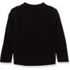 imageAmazon Essentials Girls and Toddlers Modern WideNeck Pullover SweaterBlack