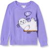 imageAmazon Essentials Girls and Toddlers Pullover Crewneck SweaterPurple Seal