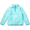 imageAmazon Essentials Girls and Toddlers Sherpa Fleece QuarterZip JacketAqua Blue
