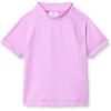 imageAmazon Essentials Girls and Toddlers Short Sleeve Rashguard TShirtBright Lavender