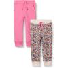 imageAmazon Essentials Girls and Toddlers Sweatpants MultipacksPinkWhite Floral