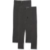 imageAmazon Essentials Girls and Toddlers Uniform Slim Fit PonteKnit Pant Pack of 2Dark Grey