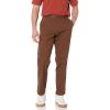 imageAmazon Essentials Mens ClassicFit WrinkleResistant FlatFront Chino Pant Available in Big ampamp TallBrown