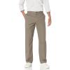 imageAmazon Essentials Mens ClassicFit WrinkleResistant FlatFront Chino Pant Available in Big ampamp TallDark Brown