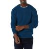 imageAmazon Essentials Mens LongSleeve Soft Touch Waffle Stitch Crewneck SweaterBlue