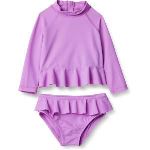 imageAmazon Essentials Baby Girls Rashguard SetBright Lavender