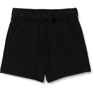 imageAmazon Essentials Girls French Terry Patch Pocket ShortsBlack