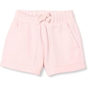 imageAmazon Essentials Girls French Terry Patch Pocket ShortsLight Pink