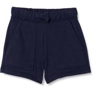 imageAmazon Essentials Girls French Terry Patch Pocket ShortsNavy