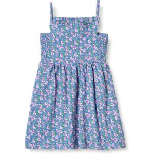imageAmazon Essentials Girls and Toddlers Cotton Strappy Midi DressBlue Posey Floral