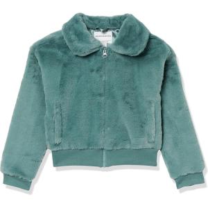 imageAmazon Essentials Girls and Toddlers Faux Fur JacketGreen