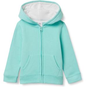 imageAmazon Essentials Girls and Toddlers Fleece ZipUp Hoodie Sweatshirt  Discontinued ColorsAqua Blue