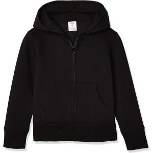 imageAmazon Essentials Girls and Toddlers Fleece ZipUp Hoodie Sweatshirt  Discontinued ColorsBlack