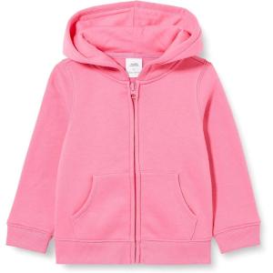 imageAmazon Essentials Girls and Toddlers Fleece ZipUp Hoodie Sweatshirt  Discontinued ColorsBright Pink