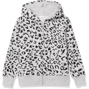 imageAmazon Essentials Girls and Toddlers Fleece ZipUp Hoodie Sweatshirt  Discontinued ColorsLight Grey Heather Animal