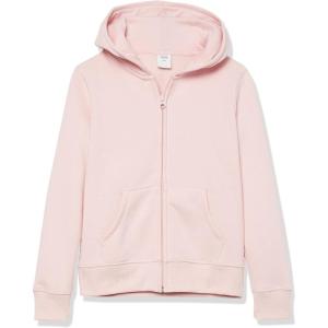 imageAmazon Essentials Girls and Toddlers Fleece ZipUp Hoodie Sweatshirt  Discontinued ColorsLight Mauve