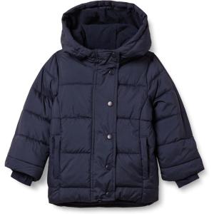 imageAmazon Essentials Girls and Toddlers Heavyweight Hooded Puffer Coat WaterResistantNavy