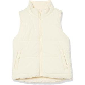 imageAmazon Essentials Girls and Toddlers Heavyweight Puffer VestIvory
