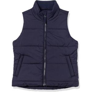 imageAmazon Essentials Girls and Toddlers Heavyweight Puffer VestNavy