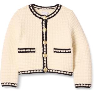 imageAmazon Essentials Girls and Toddlers Knit CardiganIvory Black