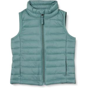 imageAmazon Essentials Girls and Toddlers Lightweight WaterResistant Packable Puffer VestGreen