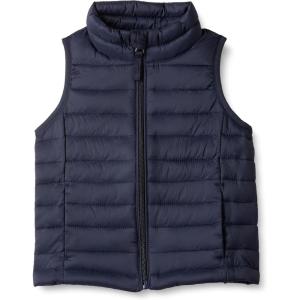 imageAmazon Essentials Girls and Toddlers Lightweight WaterResistant Packable Puffer VestNavy