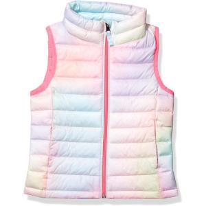 imageAmazon Essentials Girls and Toddlers Lightweight WaterResistant Packable Puffer VestPink Ombre