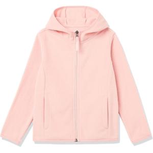 imageAmazon Essentials Girls and Toddlers Polar Fleece FullZip Hooded Lightweight JacketSoft Pink