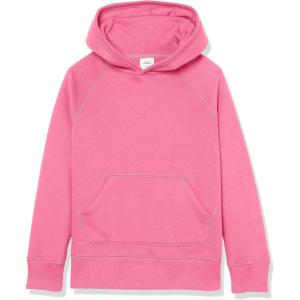 imageAmazon Essentials Girls and Toddlers Pullover Hoodie SweatshirtBright Pink