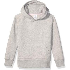 imageAmazon Essentials Girls and Toddlers Pullover Hoodie SweatshirtLight Grey Heather