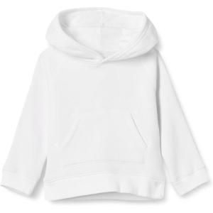 imageAmazon Essentials Girls and Toddlers Pullover Hoodie SweatshirtWhite