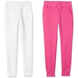 imageAmazon Essentials Girls and Toddlers Sweatpants MultipacksPinkWhite