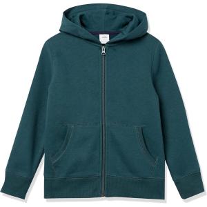 imageAmazon Essentials Hoodies  Boys ZipUp SweatshirtDark Green