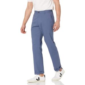 imageAmazon Essentials Mens ClassicFit WrinkleResistant FlatFront Chino Pant Available in Big ampamp TallIndigo