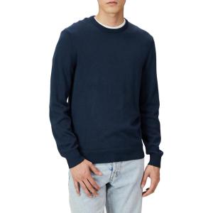 imageAmazon Essentials Mens LongSleeve Crewneck Sweater 100 Cotton Big ampamp Tall Options AvailableNavy
