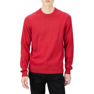 imageAmazon Essentials Mens LongSleeve Crewneck Sweater 100 Cotton Big ampamp Tall Options AvailableRed