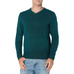 imageAmazon Essentials Mens LongSleeve Soft Touch VNeck SweaterForest Green