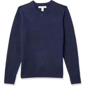 imageAmazon Essentials Mens LongSleeve Soft Touch VNeck SweaterNavy