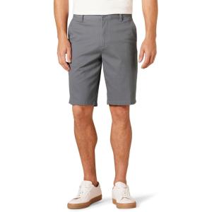 imageAmazon Essentials Mens SlimFit 11quot FlatFront Comfort Stretch Chino ShortCharcoal