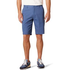 imageAmazon Essentials Mens SlimFit 11quot FlatFront Comfort Stretch Chino ShortDark Blue