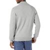 imageAmazon Essentials Mens 100 Cotton QuarterZip SweaterMedium Grey Heather